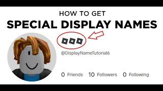 How to Get Roblox Logo, Invisible, and One Character Display Names (More Roblox Display Name Tricks)