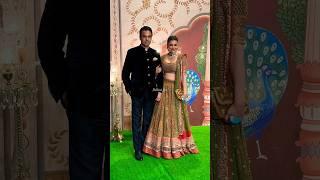 Kajal Aggarwal with Husband  At Blessings Ceremony Of Anant & Radhika Ambani