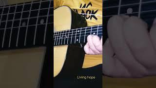 "Living hope" guitar play(plucking) cover by Yvette Collado #foryoupage #worshipsongs #worship