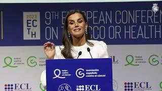 Palabras de Doña Letizia en la 9ª Conferencia Europea “Tabaco o Salud”