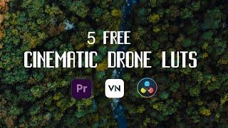 5 Cinematic Drone Lut For Free| Cinematic Vn Lut |Colour Grading Vn Lut,Da Vinci Lut