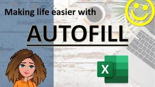 Excel for Beginners: EXCEL BASICS - AUTOFILL and inputting data