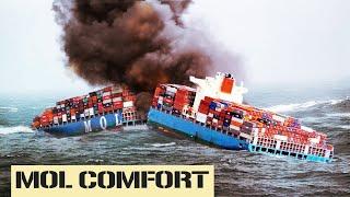 Watch a Ship Break in Two—4,293 Containers Gone!