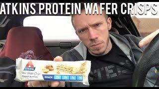 Better Than Powercrunch? ATKINS Protein Wafer Crisps Peanut Butter REVIEW