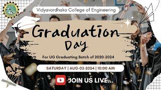 VVCE Graduation day : Batch of 2020-2024