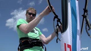 Windsurf-Manöver – Trapezsurfen, Teil 1 Trapezeinstellungen