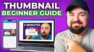 How To Make YouTube Thumbnails For Beginners (Free Software!)