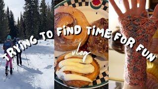 Getting outside, crochet, change in b-day plans, & caretaking is hard