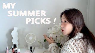 올 여름 생각해서 꾸물꾸물 준비한 썸머 픽! + 발그레 메이크업까지 / my summer picks and make-up