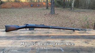 Shooting an M1885 Remington-Lee rifle in .45-70 Government