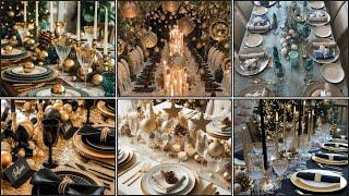 100+ Classic new year eve table decorations 2025 | New year eve table decoration ideas | nye