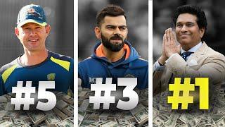 Top 10 RICHEST CRICKET Players of All Time