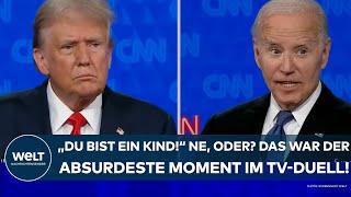 TV-DUELL BIDEN VS. TRUMP: "Du bist ein Kind!" Der absurdeste Moment des gesamten Schlagabtauschs