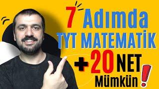 7 Adımda TYT Matematik 20 Net Üstü Bırakmak!