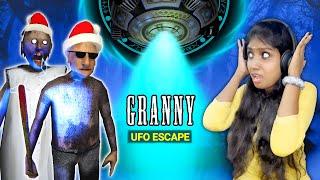 GRANNY UFO Escape with GRANDPA in No Death Challenge | Jeni Gaming