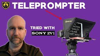 Glide Gear TMP 100 Teleprompter | REVIEW AND ASSEMBLY Sony ZV1 vlogging camera