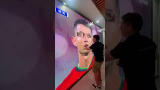 Successfully restored Ronaldo's avatar#leddisplay #ledscreen #ledwall #cristianoronaldo