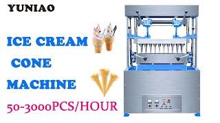 ICE CREAM CONE MACHINE 110V 220V 380V capacity 2-4-10-12-24-32-40-60 cones torch cup horn shape