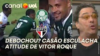 VITOR ROQUE SIMULOU PÊNALTI? SORRISO DE DEBOCHE FOI MUITO FEIO! CASÃO DETONA ATITUDE