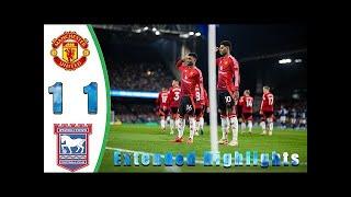 Manchester United vs Ipswich Town 1-1 Highlights & All Goals 2024 HD