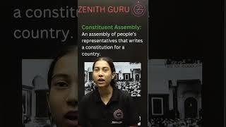 Constituent assembly | 9 Class sst in one min T064 | By Tayyiba Ma'am #zenithguru  #viral#polity