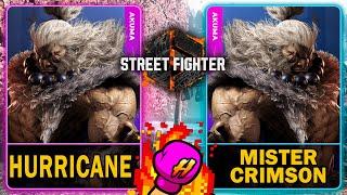 SF6 Hurricane (AKUMA) VS Mister Crimson (AKUMA)Street Fighter 6スト64K 60ᶠᵖˢ