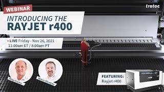 Rayjet r400 Livestream | Affordable Laser Cutter