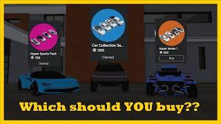 Which Roblox Pacifico 2 car packs should YOU buy?