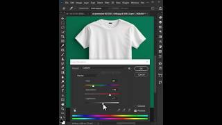 Easy way to convert white tshirt into black using Photoshop