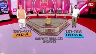 LIVE: 'NDA To Win 361-401 Seats' India Today Exit Poll LIVE | Lok Sabha Elections 2024 Exit Poll