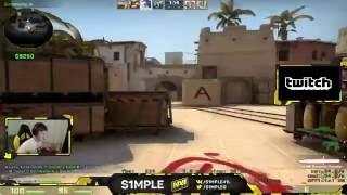 S1mple Easily Carry Himself to Global Elite