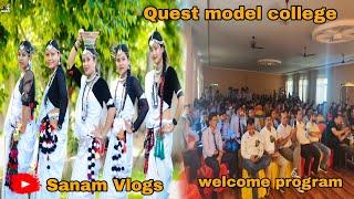 QMC college WELCOME PROGRAM||SAURAHA THARU VILLAGE