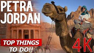 Petra Jordan Ecuador TRAVEL GUIDE: TOP 25 Things to do in Petra Jordan 2024 4K Experience