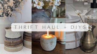 Thrift Shop Haul and DIYs / Budget Thrifting & Decorating for High End Style