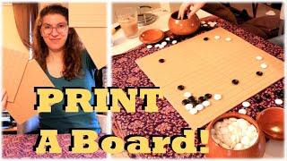 How To 3D Print Your Own Go Board!