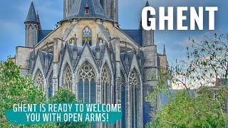 Walking Tour Ghent |  | Walking in Ghent, Belgium | Ghent 4k Walk with Captions