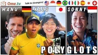 4 Polyglots Switchen Sprachen auf Ome TV | 9 Sprachen