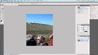 How to straighten an  image in Photoshop CS5