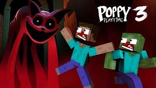 Minecraft Mobs : Catnap Horror Story Poppy Playtime 3 - Minecraft Animation