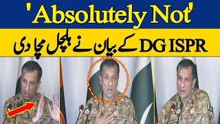 'Absolutely Not' DG ISPR Major General Ahmed Sharif Intense Statement About 9 May | Dawn News