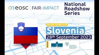 FAIR-IMPACT Slovenia National Roadshow