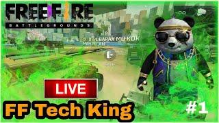 FF Tech King is Live  | live Stream #FREEFIRE