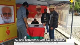 Baloch activists shame Pakistan in Germany over war crimes