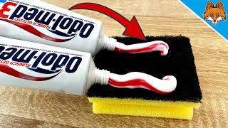 8 cleaning TRICKS with Toothpaste that really EVERYONE should know  (GENIUS ones) ️