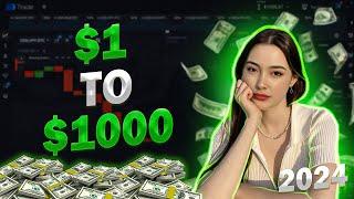 Turn 1$ Into $1000 In 11 Minutes | New Binary Options Trading Strategy 2024 - Pocket Option