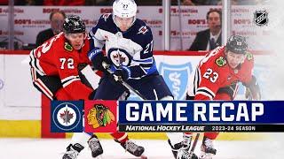 Jets @ Blackhawks 2/23 | NHL Highlights 2024