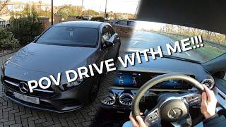 MERCEDES A180 POV DRIVE WITH ME!!!