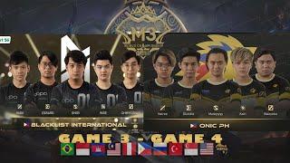 GRAND FINAL M3 WORLD CHAMPIONSHIP GAME 3 - GAME 4 - BLACKLIST vs   ONIC PH