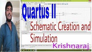 Quartus II Tutorial | Schematic Creation and Simulation | Krishnaraj | Ramanuja Academy