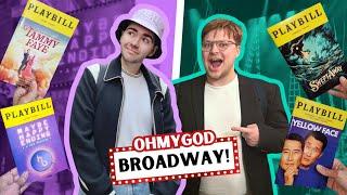 VLOG: our biggest Broadway trip ever (part 3) | Maybe Happy Ending, Swept Away, Tammy Faye + more!